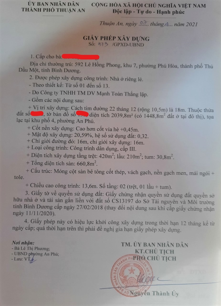 Dịch vụ xin giấy phép xây dựng phường An Phú Dịch vụ xin giấy phép xây dựng phường An Phú