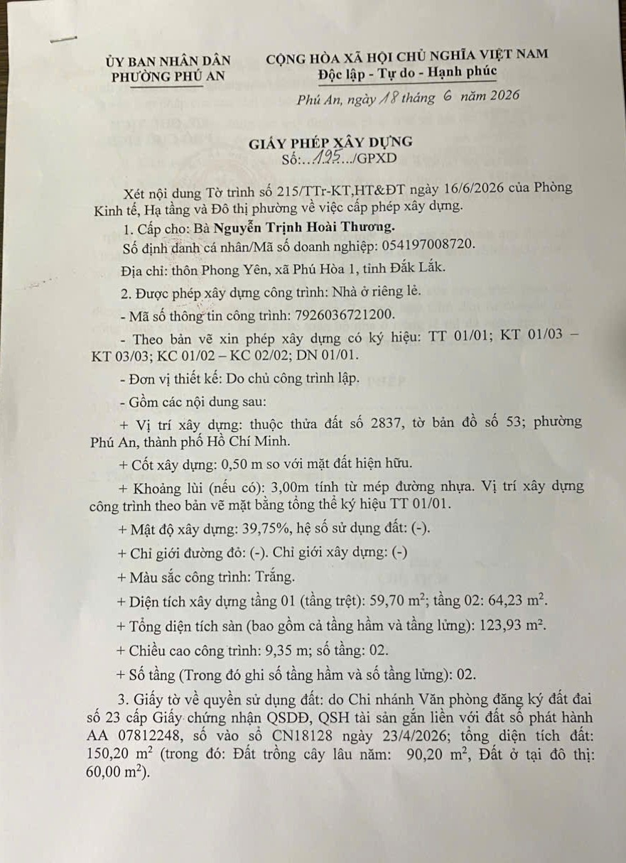 giấy phép xây dựng