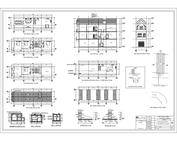 Bản vẽ cấp phép xây dựng