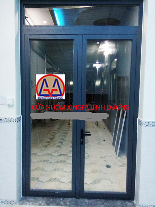 Cửa đi 2 cánh 02 nhôm xingfa Bình Dương