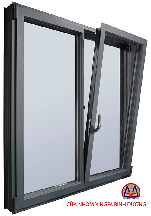 Cửa sổ mở hất nhôm xingfa Bình Dương