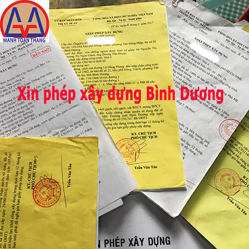 Dịch Vụ Xin Giấy Phép Xây Dựng Bình Dương