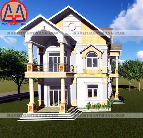 Mẫu Biệt Thự Đẹp 3 Tầng (10) Mẫu Biệt Thự Đẹp 3 Tầng (10)