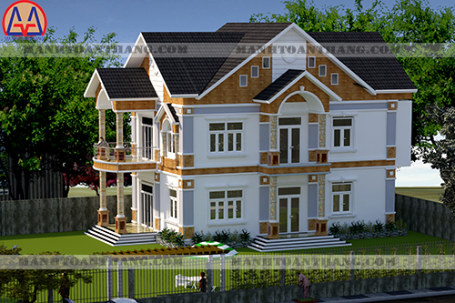 Mẫu Biệt Thự Đẹp 3 Tầng (6) Mẫu Biệt Thự Đẹp 3 Tầng (6)