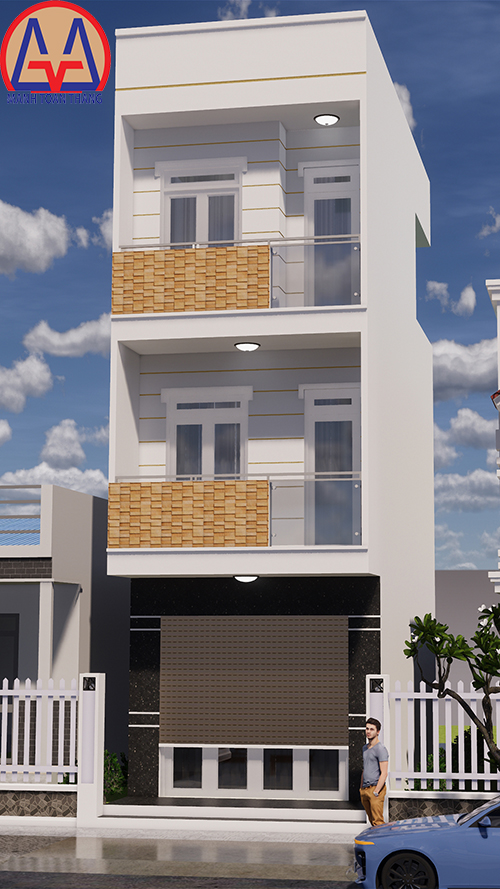 Mẫu Nhà 3 Tầng Mặt Tiền 4m Dài 8m (4) Mẫu Nhà 3 Tầng Mặt Tiền 4m Dài 8m (4)