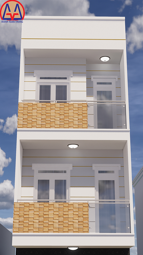 Mẫu Nhà 3 Tầng Mặt Tiền 4m Dài 8m (7) Mẫu Nhà 3 Tầng Mặt Tiền 4m Dài 8m (7)