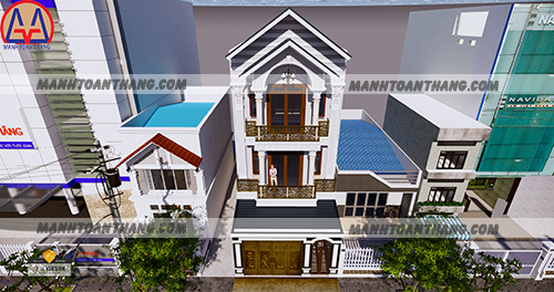 Mẫu Nhà Phố 3 Tầng Đẹp Hiện Đại (2) Mẫu Nhà Phố 3 Tầng Đẹp Hiện Đại (2)