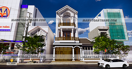 Mẫu Nhà Phố 3 Tầng Đẹp Hiện Đại (9) Mẫu Nhà Phố 3 Tầng Đẹp Hiện Đại (9)