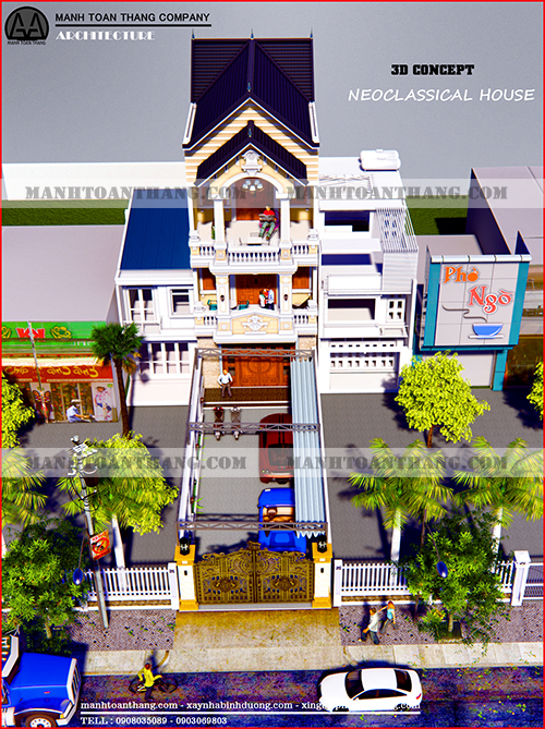 Mẫu Thiết Kế Nhà 3 Tầng Đẹp (10) Mẫu Thiết Kế Nhà 3 Tầng Đẹp (10)