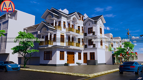 Mẫu Thiết Kế Nhà Biệt Thự 3 Tầng (1) Mẫu Thiết Kế Nhà Biệt Thự 3 Tầng (1)