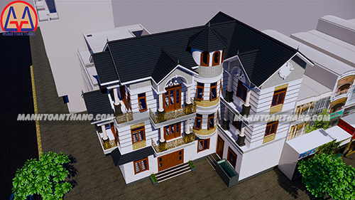 Mẫu Thiết Kế Nhà Biệt Thự 3 Tầng (2) Mẫu Thiết Kế Nhà Biệt Thự 3 Tầng (2)