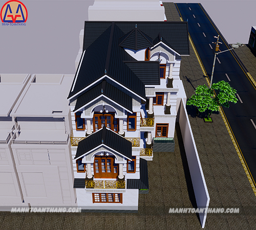 Mẫu Thiết Kế Nhà Biệt Thự 3 Tầng (5) Mẫu Thiết Kế Nhà Biệt Thự 3 Tầng (5)