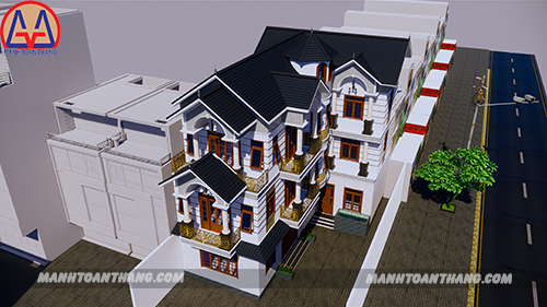 Mẫu Thiết Kế Nhà Biệt Thự 3 Tầng (6) Mẫu Thiết Kế Nhà Biệt Thự 3 Tầng (6)