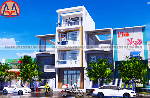 Mẫu Thiết Kế Nhà Phố 1 Trệt 2 Lầu (1) Mẫu Thiết Kế Nhà Phố 1 Trệt 2 Lầu (1)
