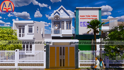 Mẫu Thiết Kế Nhà Phố 3 Tầng Hiện Đại 4x14m (4) Mẫu Thiết Kế Nhà Phố 3 Tầng Hiện Đại 4x14m (4)