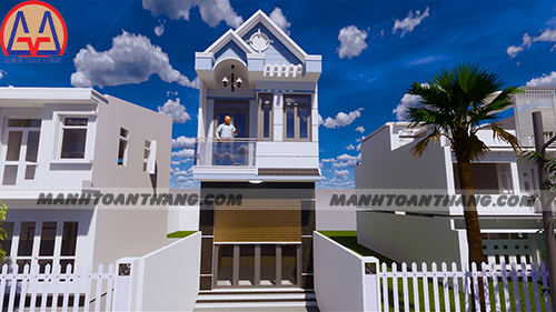Mẫu Thiết Kế Nhà Phố 3 Tầng Hiện Đại 4x14m (7) Mẫu Thiết Kế Nhà Phố 3 Tầng Hiện Đại 4x14m (7)
