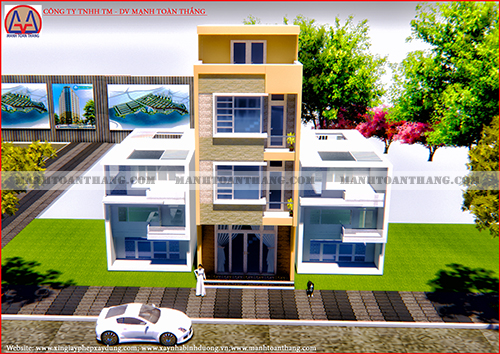Mẫu Thiết Kế Nhà Phố Mặt Tiền 5m (1) Mẫu Thiết Kế Nhà Phố Mặt Tiền 5m (1)