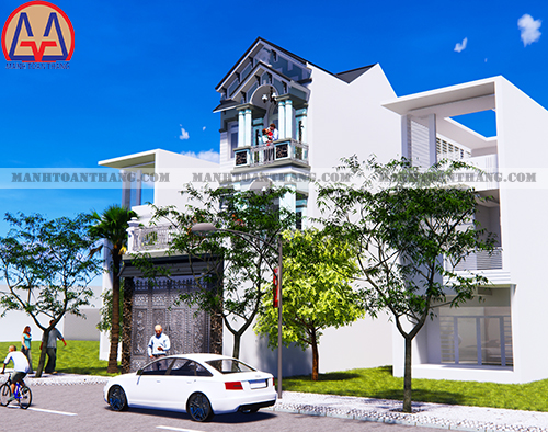 Mẫu Thiết Kế Nhà Phố Mặt Tiền 5m 3 Tầng (12) Mẫu Thiết Kế Nhà Phố Mặt Tiền 5m 3 Tầng (12)