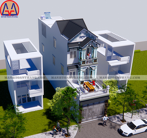 Mẫu Thiết Kế Nhà Phố Mặt Tiền 5m 3 Tầng (2) Mẫu Thiết Kế Nhà Phố Mặt Tiền 5m 3 Tầng (2)