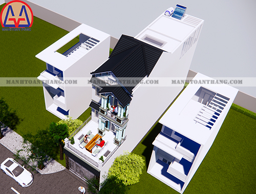 Mẫu Thiết Kế Nhà Phố Mặt Tiền 5m 3 Tầng (3) Mẫu Thiết Kế Nhà Phố Mặt Tiền 5m 3 Tầng (3)