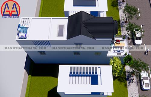 Mẫu Thiết Kế Nhà Phố Mặt Tiền 5m 3 Tầng (5) Mẫu Thiết Kế Nhà Phố Mặt Tiền 5m 3 Tầng (5)