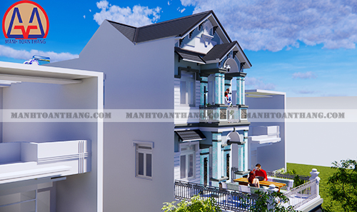 Mẫu Thiết Kế Nhà Phố Mặt Tiền 5m 3 Tầng (8) Mẫu Thiết Kế Nhà Phố Mặt Tiền 5m 3 Tầng (8)