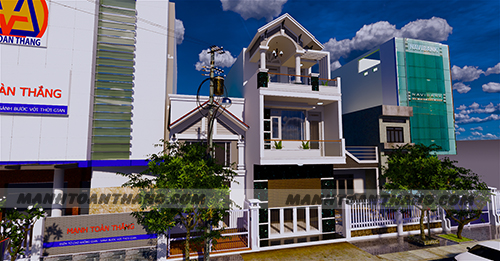 Nhà 1 Trệt 2 Lầu Mặt Tiền 5m Mái Thái (3) Nhà 1 Trệt 2 Lầu Mặt Tiền 5m Mái Thái (3)