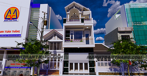 Nhà 1 Trệt 2 Lầu Mặt Tiền 5m Mái Thái (6) Nhà 1 Trệt 2 Lầu Mặt Tiền 5m Mái Thái (6)