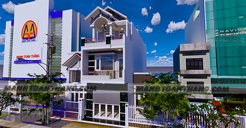 Nhà 1 Trệt 2 Lầu Mặt Tiền 5m Mái Thái (7) Nhà 1 Trệt 2 Lầu Mặt Tiền 5m Mái Thái (7)