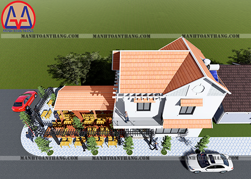 Thiết Kế Nhà 1 Trệt 1 Lầu 2 Mặt Tiền (4) Thiết Kế Nhà 1 Trệt 1 Lầu 2 Mặt Tiền (4)