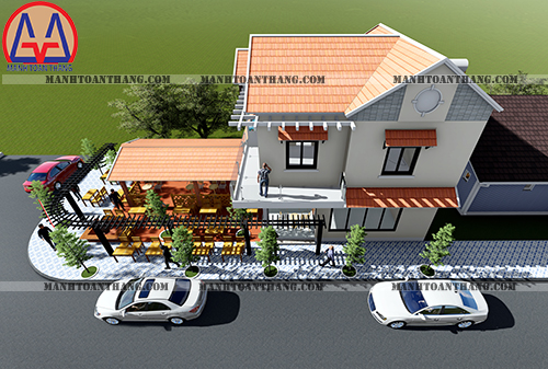 Thiết Kế Nhà 1 Trệt 1 Lầu 2 Mặt Tiền (6)  Thiết Kế Nhà 1 Trệt 1 Lầu 2 Mặt Tiền (6)