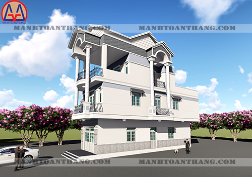 Thiết Kế Nhà Phố 1 Trệt 2 Lầu (3) Thiết Kế Nhà Phố 1 Trệt 2 Lầu (3)