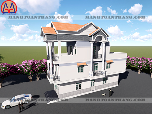 Thiết Kế Nhà Phố 1 Trệt 2 Lầu (4) Thiết Kế Nhà Phố 1 Trệt 2 Lầu (4)