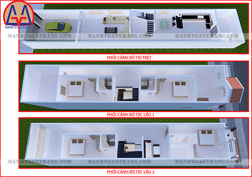 Thiết Kế Nhà Phố 3 Tầng Đẹp (10) Thiết Kế Nhà Phố 3 Tầng Đẹp (10)