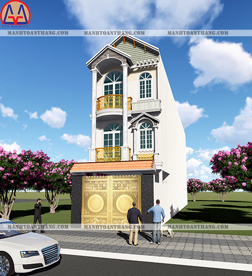 Thiết Kế Nhà Phố 3 Tầng Đẹp (3) Thiết Kế Nhà Phố 3 Tầng Đẹp (3)