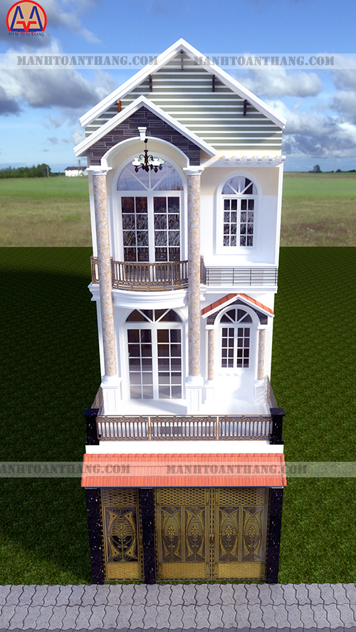Thiết Kế Nhà Phố 3 Tầng Đẹp (5) Thiết Kế Nhà Phố 3 Tầng Đẹp (5)