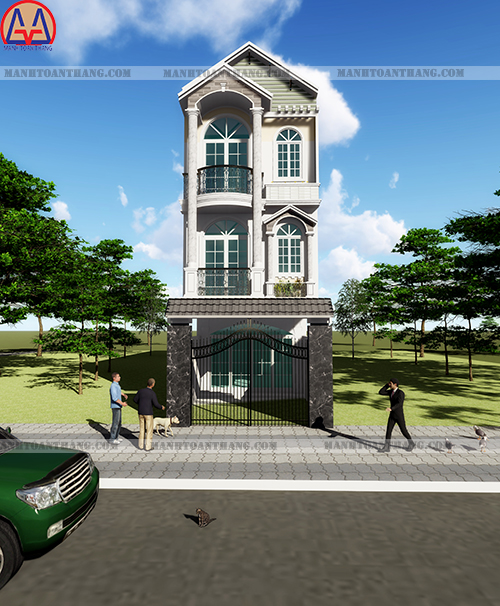 Thiết Kế Nhà Phố 3 Tầng Đẹp (7) Thiết Kế Nhà Phố 3 Tầng Đẹp (7)