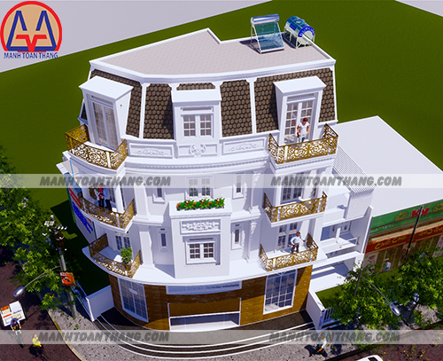 Thiết Kế Nhà Phố Hiện Đại 1 Trệt 3 Lầu (6) Thiết Kế Nhà Phố Hiện Đại 1 Trệt 3 Lầu (6)