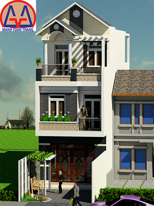 Bản vẽ thiết kế nhà ống đơn giản mà đẹp