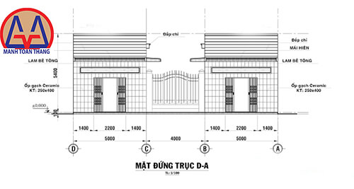 Bản vẽ xây dựng nhà trọ Thuận An