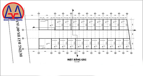 Bản vẽ xây dựng nhà trọ Thuận An