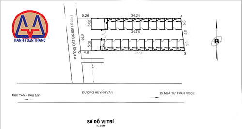 Bản vẽ xây dựng nhà trọ Thuận An