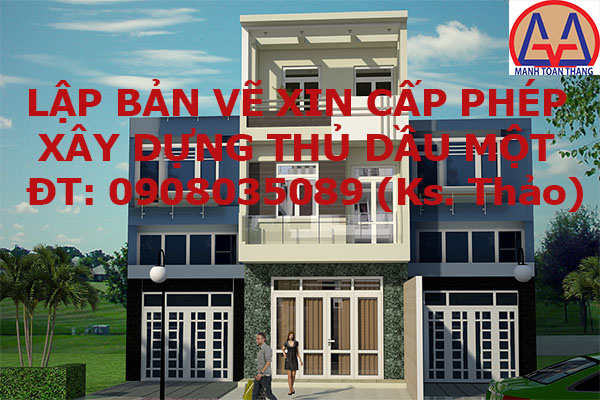Lập bản vẽ thiết kế cấp phép xây dựng Thủ Dầu Một Bình Dương