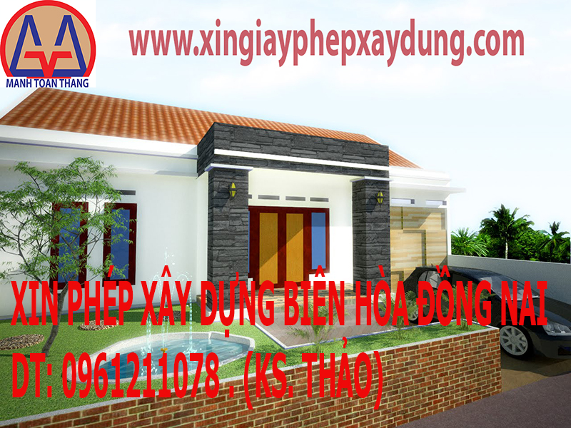 Bản vẽ xin phép xây dựng tại Biên Hòa - Đồng Nai