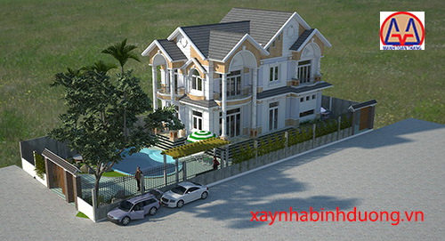 Phối cảnh biệt thự vườn tại Bình Dương 2