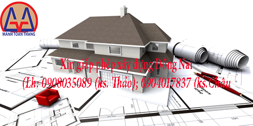 Xin giấy phép xây dựng tại Nhơn Trạch, Long Thành Đồng Nai