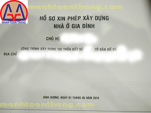 Hồ sơ xin phép xây dựng nhà ở gia đình