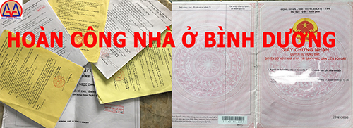Hoàn công nhà 2018 Bình Dương