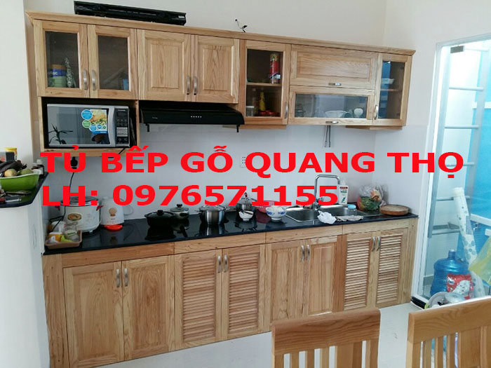 Làm tủ bếp gỗ ở Bình Dương