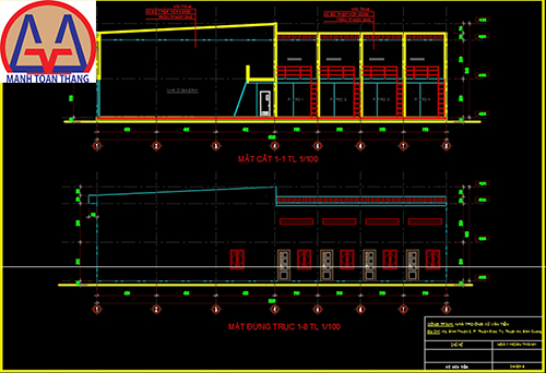 Mặt đứng trục Mặt đứng trục